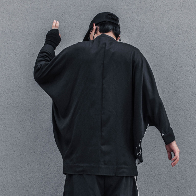 Geometric Lazy Loose Sleeve Shirt