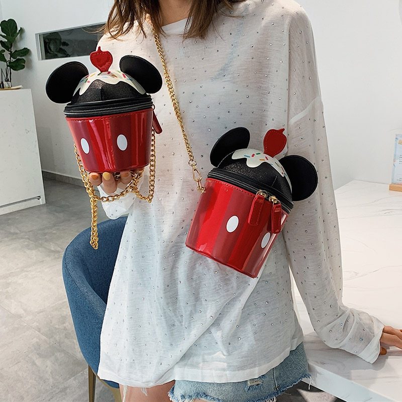 Mouse Cupcake Bucket Bag