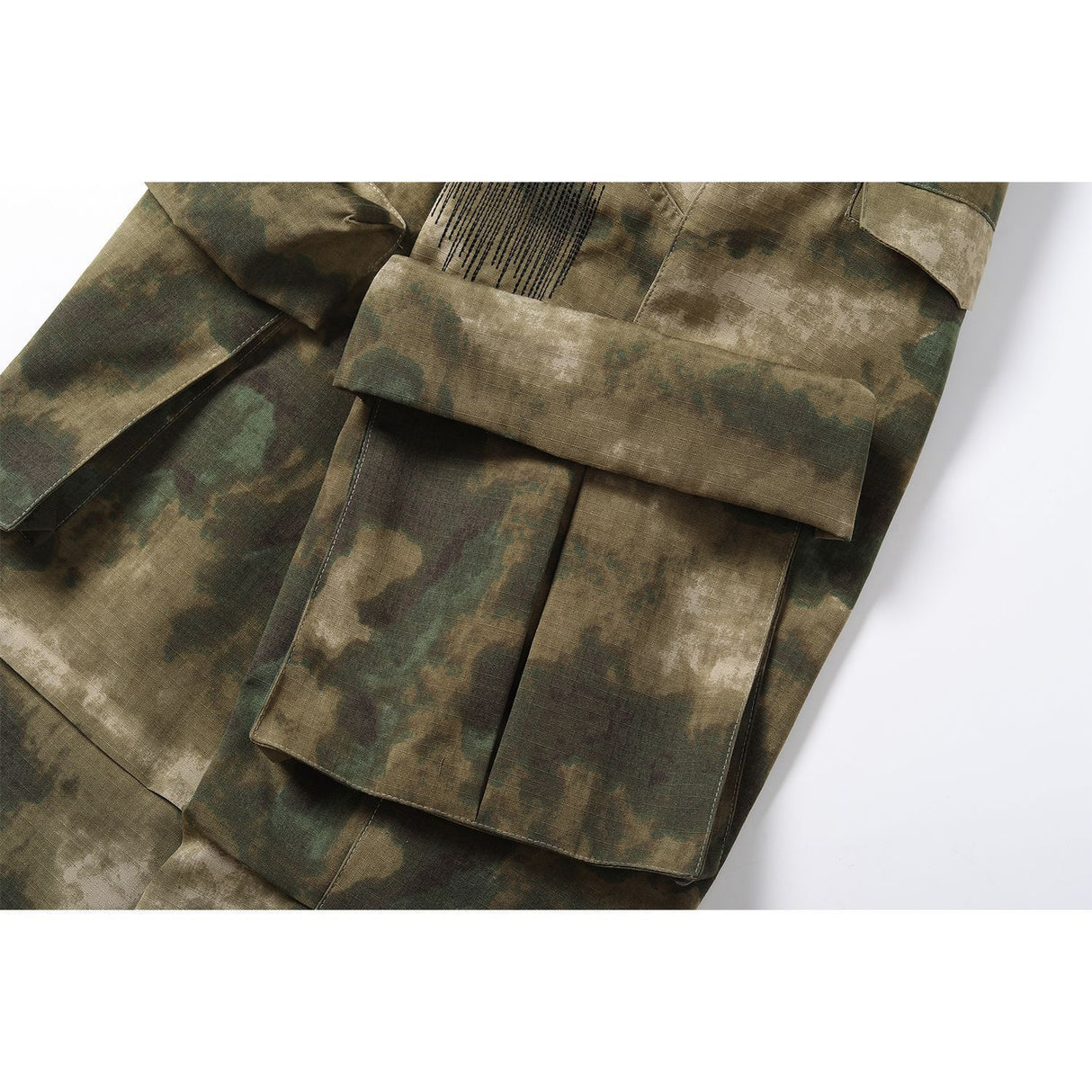 American Retro Jungle Camouflage Amekaji Multi-pocket Design Military Fan Casual Trousers