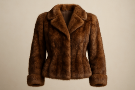 Cropped Faux Fur Jacket