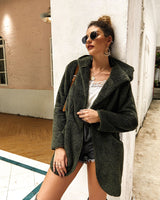 Fur hooded jacket