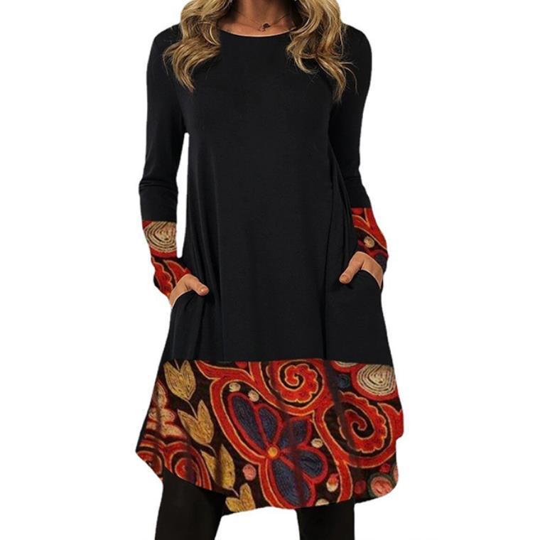 Fashion Urban Leisure National Retro Dress
