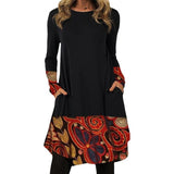 Fashion Urban Leisure National Retro Dress