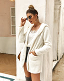 Fur hooded jacket