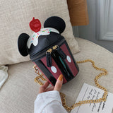 Fashion cylindrical bucket bag