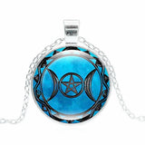 Triple Moon Goddess Pendants Triple Moon Goddess Necklaces