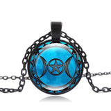 Triple Moon Goddess Pendants Triple Moon Goddess Necklaces