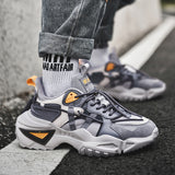 Fashion Simple Men's Platform Sneakers
