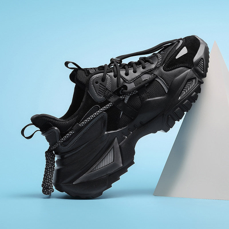 Fashion Simple Men's Platform Sneakers