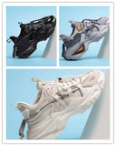 Fashion Simple Men's Platform Sneakers