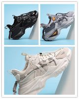 Fashion Simple Men's Platform Sneakers