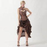 Gothic Girdle Court Leather Corset