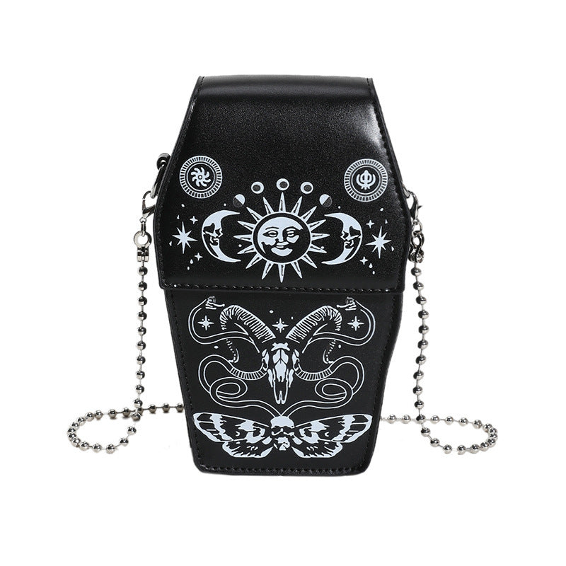 Coffin Board Gothic Style Bag For Women