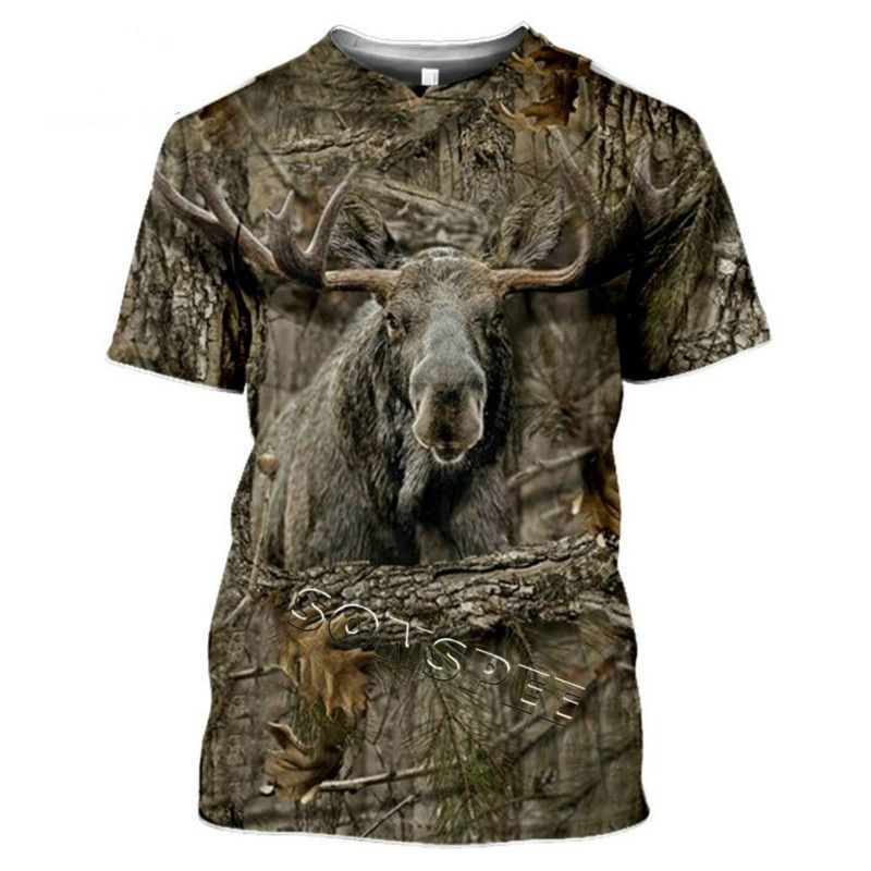 Spring And Summer Outdoor Jungle T-shirt Menwomen Sports Leisure Short Sleeve