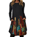 Fashion Urban Leisure National Retro Dress