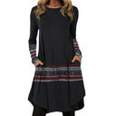 Fashion Urban Leisure National Retro Dress