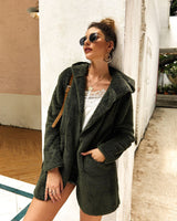 Fur hooded jacket