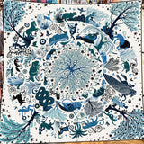 Jungle Animal Silk-like Fur Women's Shawl Warm Scarf
