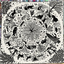 Jungle Animal Silk-like Fur Women's Shawl Warm Scarf