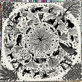 Jungle Animal Silk-like Fur Women's Shawl Warm Scarf