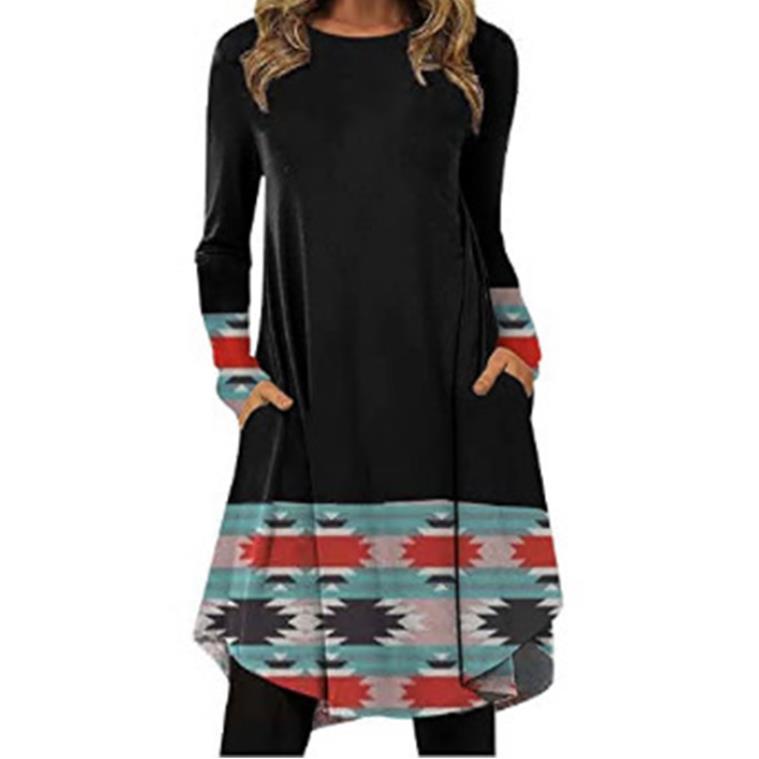 Fashion Urban Leisure National Retro Dress