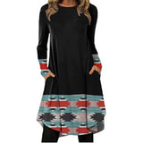 Fashion Urban Leisure National Retro Dress