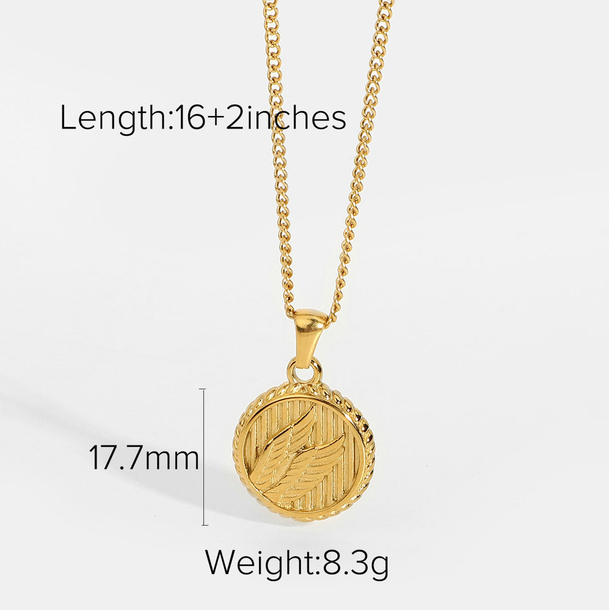 Statement Square Tarot Signet Pendant Necklace